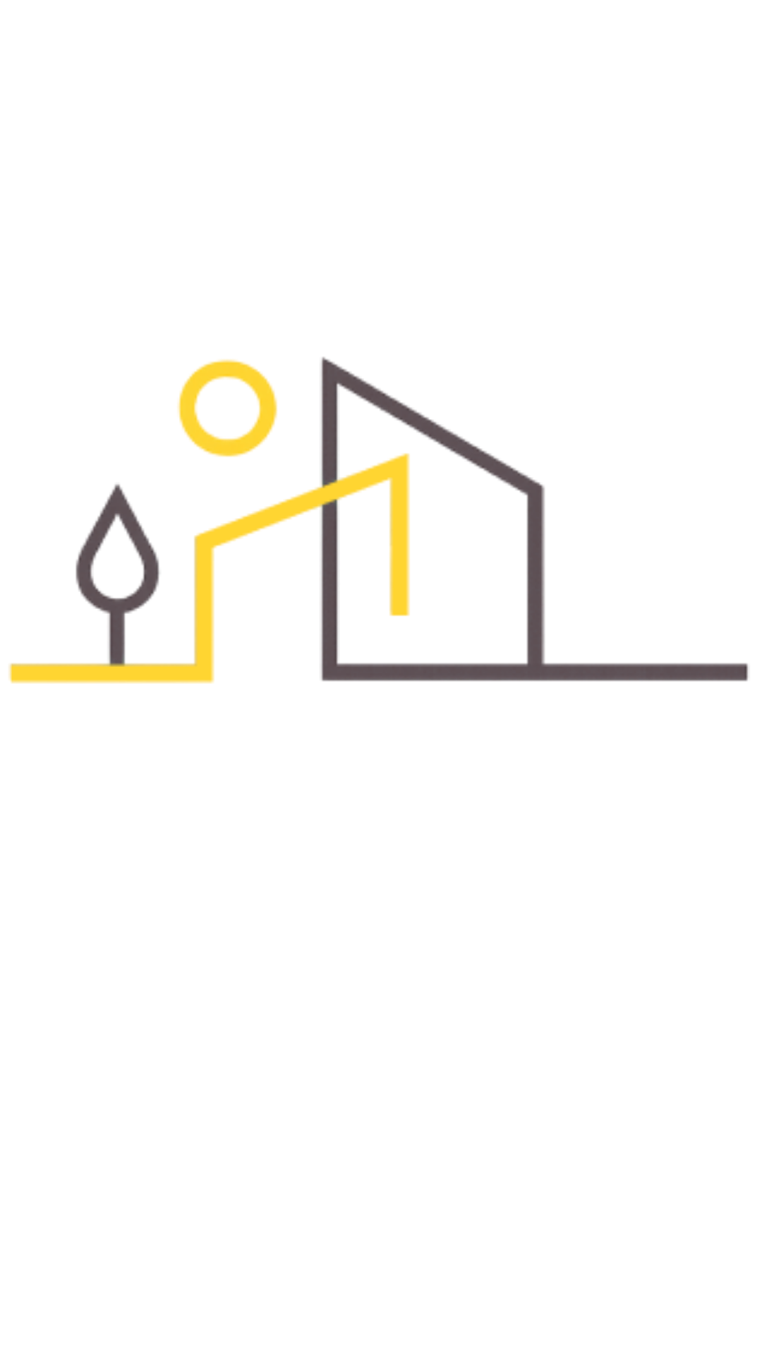 Illustration maison et arbre